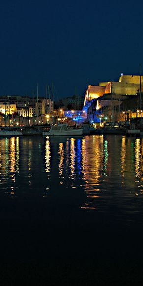 vue de nuit en bateau